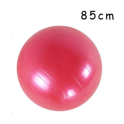 PVC jogos kamuoliukai Bola Pilates Fitball 45cm/55cm/65cm/75cm/85cm sutirštintas sprogimui atsparus namų kūno rengybos įrangos balansinis kamuolys