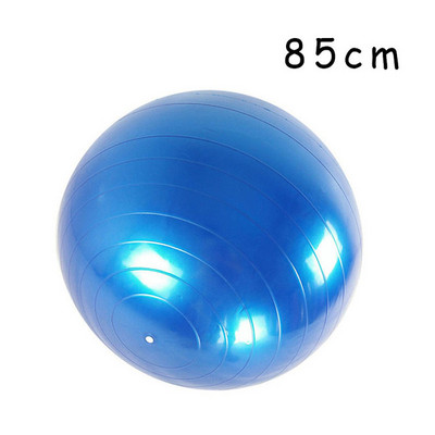 PVC jogos kamuoliukai Bola Pilates Fitball 45cm/55cm/65cm/75cm/85cm sutirštintas sprogimui atsparus namų kūno rengybos įrangos balansinis kamuolys