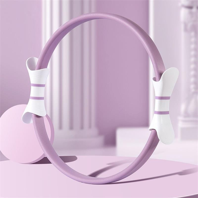 Pilatese maagiline rõngas, lahtine seljaosa, õhuke kahe käepidemega joogarõngas Kodu jõusaal Treening Sport kaalust alla võtta Keha vastupidavus täiustatud
