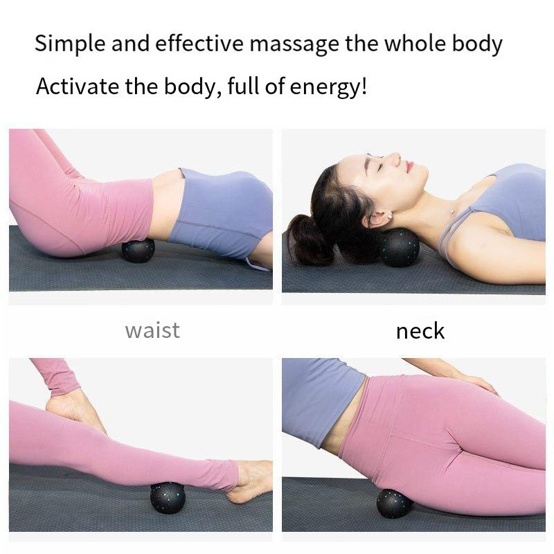 Žemės riešutų masažo rinkinys Lacrosse fizinio trigerinio taško terapija miofascialinio atpalaidavimo raumenis