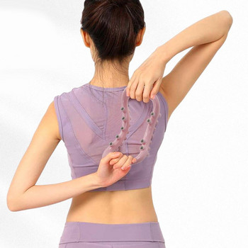 Joogarõngas selja jaoks Integreeritud ergonoomilise kaare kujuga avatud õlgade venitamine sidemega Fitness avatud õlga joogarõngas