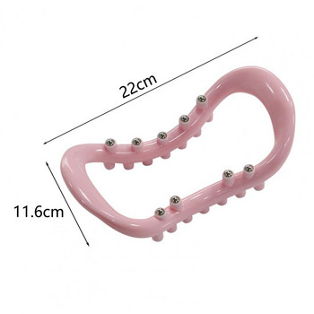 Joogarõngas selja jaoks Integreeritud ergonoomilise kaare kujuga avatud õlgade venitamine sidemega Fitness avatud õlga joogarõngas