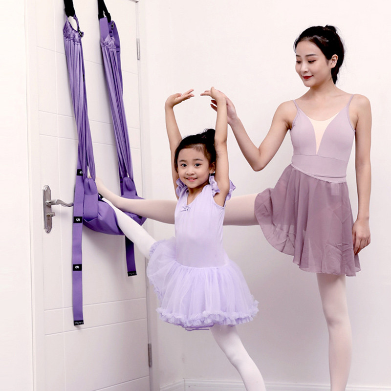 Kodu joogatarvikute võrkkiik kodu õhust jooga kiiged jalad venitusrihma ümberpööramise harjutused Paindlikkuse treener Hamaca