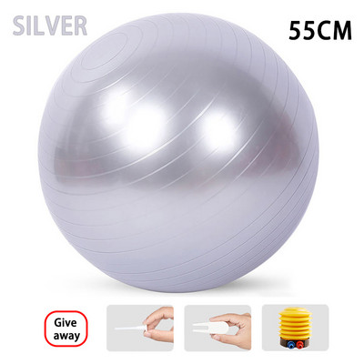 Spordijoogapallid Fitnesspall paksendatud plahvatuskindel harjutus Kodune Jõusaal Pilatese varustus Massaažipall 55cm 65cm 75cm