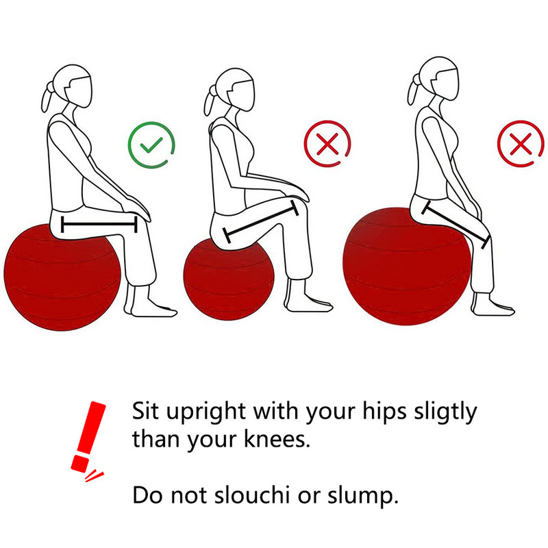 Exerciții de fitness Minge de yoga Rezistență la tensiune Fitball Minge îngroșată rezistentă la explozie Pilates Antrenament de gimnastică acasă Echipament de antrenament