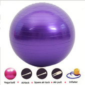 65 cm PVC fitnessipallid joogapall, paksendatud plahvatuskindel harjutus Kodune jõusaal Pilatese varustus tasakaalupall
