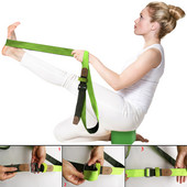 Naiste joogaköis 3 m pikkune abistav joogavarustus Kahekihiline puuvillane veniv rihm fitnessiharjutuste talje jalgade pingutusrihmade jaoks