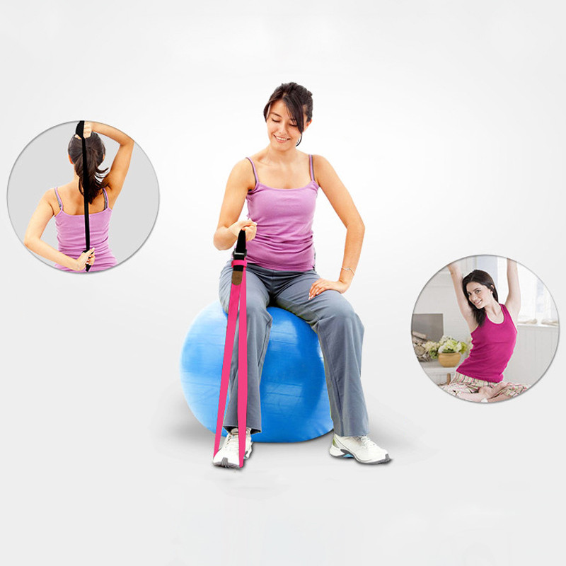 Naiste joogaköis 3 m pikkune abistav joogavarustus Kahekihiline puuvillane veniv rihm fitnessiharjutuste talje jalgade pingutusrihmade jaoks