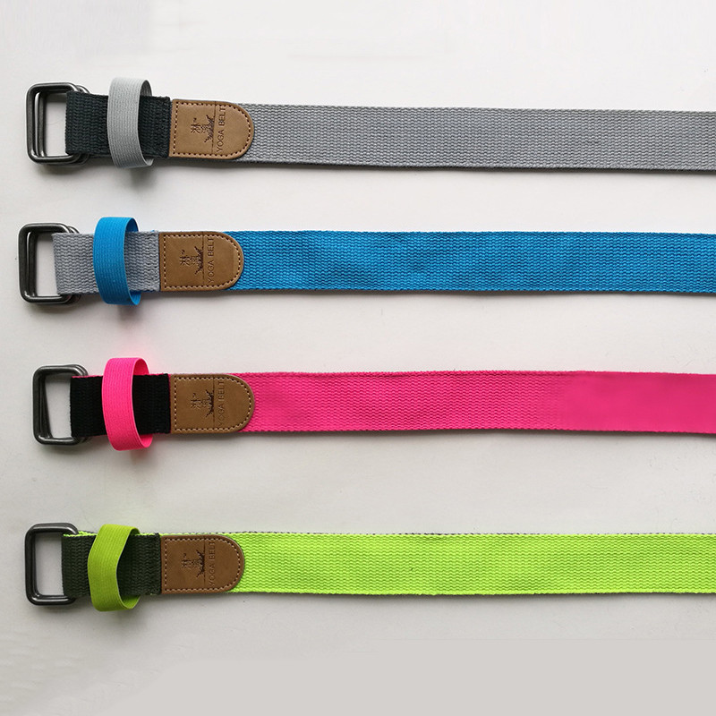 Naiste joogaköis 3 m pikkune abistav joogavarustus Kahekihiline puuvillane veniv rihm fitnessiharjutuste talje jalgade pingutusrihmade jaoks