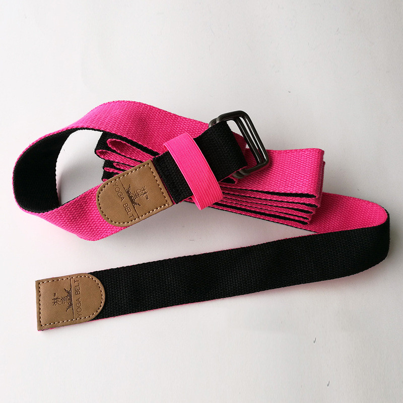Naiste joogaköis 3 m pikkune abistav joogavarustus Kahekihiline puuvillane veniv rihm fitnessiharjutuste talje jalgade pingutusrihmade jaoks
