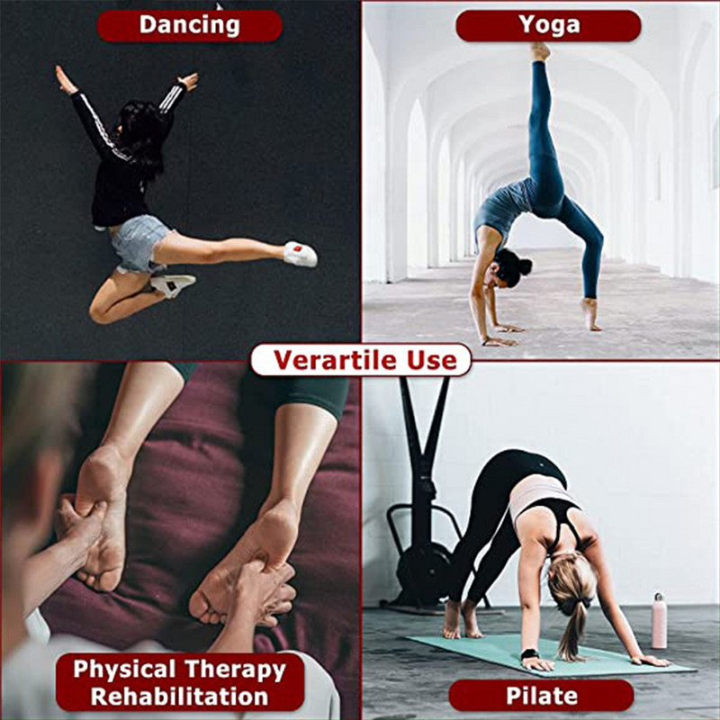 155 cm jala hüppeliigese tugi treeningsideme venitusvöö taastusrihm plantaarfastsiidi jalgade treenimiseks joogarihmad