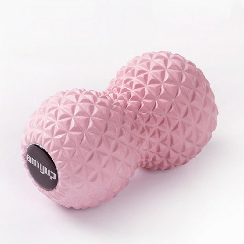 Saadaval õrn kogu keha massaažirull, kasulik joogavarustus, ainus sõnum – maapähklipallid