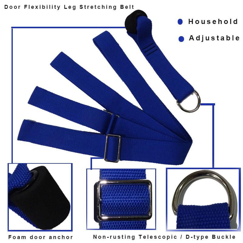Jogas durvju kāju stiepes kāju stiepšanās jostas, kas paredzētas akrobātikai, jogas baleta vingrošanai, elastības trenažieris Pro aksesuāri