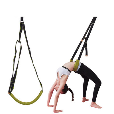 Yoga Aerial Hammock Konop Podesivi Joga Flexibility Trainer Remen Vježbe istezanja u teretani Antigravitacijska inverzija Uređaj za vježbanje