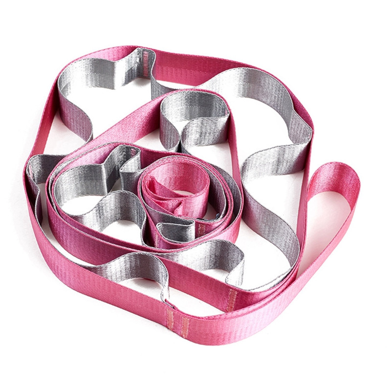 Füüsiline teraapia 10 silmusega mitteelastsed venitusribad Venitusrihm Joogarihm võimlemiseks, koduseks treeninguks, harjutuseks