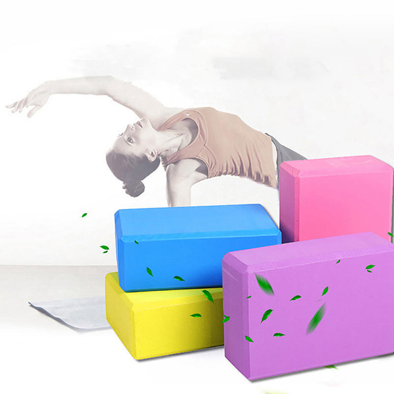 Új tornablokkok EVA habtégla edzés edzés fitnesz készlet jógapárna párna párna nyújtó alakformáló jógablokkok