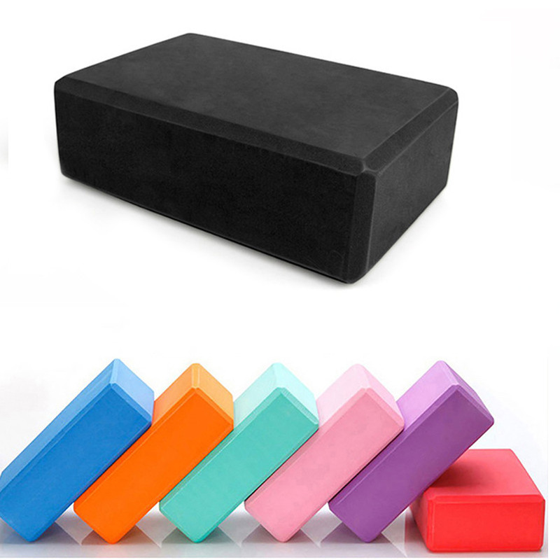 Új tornablokkok EVA habtégla edzés edzés fitnesz készlet jógapárna párna párna nyújtó alakformáló jógablokkok