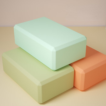 EVA vahust joogaplokid suure tihedusega jõusaali jooga kuubikud klotsid, padi lastele täiskasvanud algajatele, treenimiseks, treenimiseks.