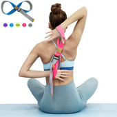 Жени, мъже, регулируем колан за йога, разтегателна каишка, памучно въже, лента за китката, тренировка на краката, аксесоари за фитнес, фитнес оборудване, унисекс