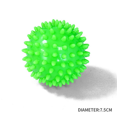 Izom PVC tartós tüskés masszírozó labda trigger pont Sport Fitness kéz láb fájdalom csillapító talpi fasciitis csillapító sündisznó labda