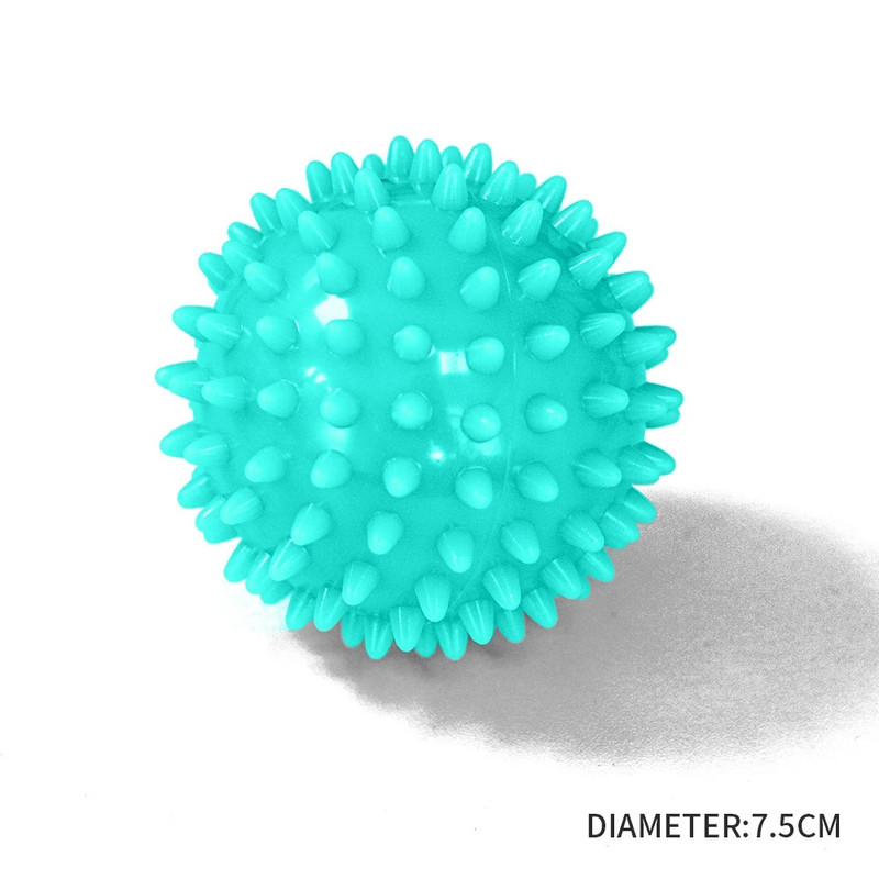 Izom PVC tartós tüskés masszírozó labda trigger pont Sport Fitness kéz láb fájdalom csillapító talpi fasciitis csillapító sündisznó labda