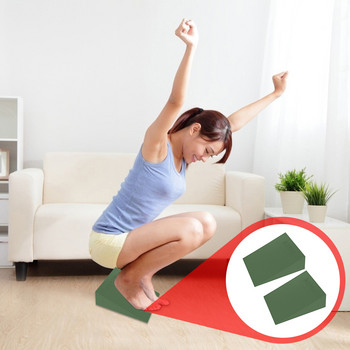 EVA põlvekaitsmed fitness kaldus laud multifunktsionaalne jooga kiilu kaldus laud kaasaskantav jooga kaldega harjutusplokk jõusaali pilatese jaoks