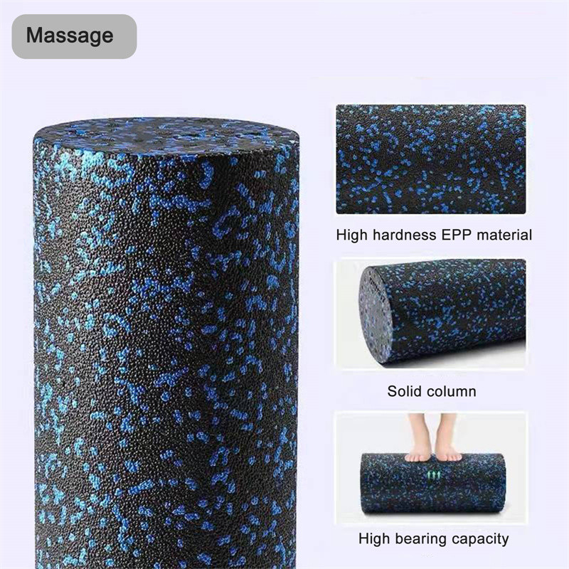 EPP Solid Yoga Roller Relax Muscles Home Yoga Block Colon Foam Balance Massage Shaft Фитнес оборудване Пилатес Допълнителен инструмент