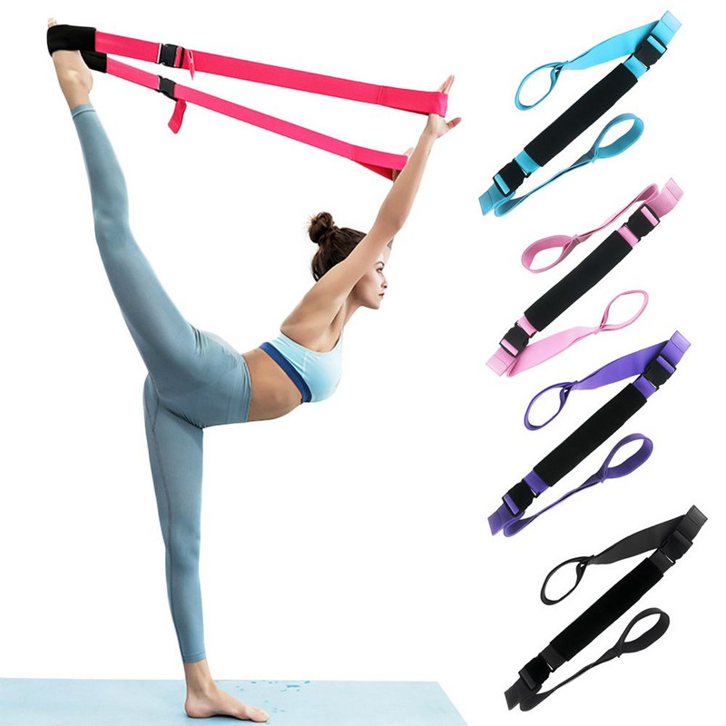 Varustus Fitness Elastne kaasaskantav venitav jalarihma vastupidavusriba Treeningtarvikud Reguleeritav pikkus