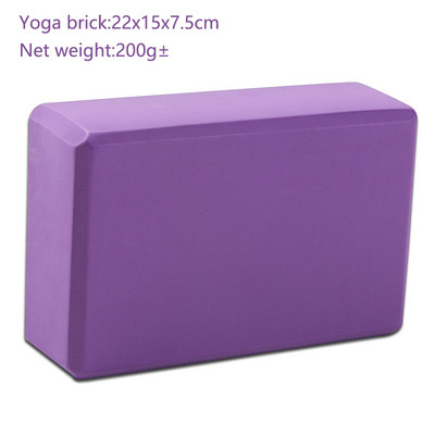EVA Yoga Blocks Спортни упражнения Пяна за фитнес Тренировка Помощ за разтягане Оформяне на тялото Здравни тренировки за жени Фитнес йога тухла