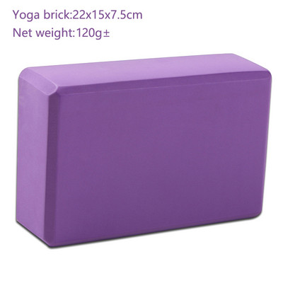 EVA Yoga Blocks Спортни упражнения Пяна за фитнес Тренировка Помощ за разтягане Оформяне на тялото Здравни тренировки за жени Фитнес йога тухла