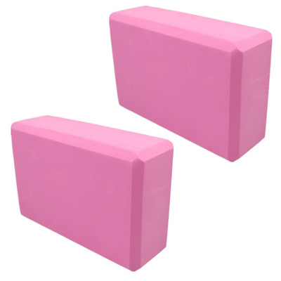 2PCS EVA Gym Blocks Foam Brick Training Упражнения Фитнес оборудване Dance Yoga Допълнителен инструмент Разтягане Оформяне на тялото Йога Blocks