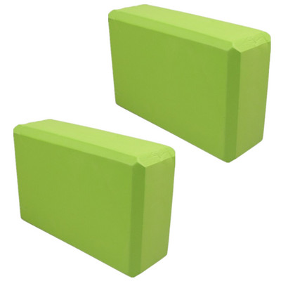 2PCS EVA Gym Blocks Foam Brick Training Упражнения Фитнес оборудване Dance Yoga Допълнителен инструмент Разтягане Оформяне на тялото Йога Blocks