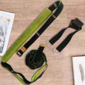 Multifunktsionaalne vastupanuvõimeline spordirihm, reguleeritav harjutusvöö, vastupidavad elastsed rihmad koos metallrõngaga pandlaga abistava treeningvarustusega