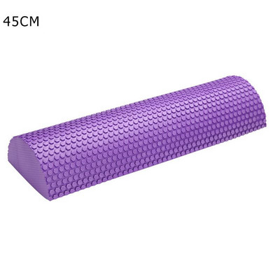 YOGO Balance Pad Полукръгла EVA ролка от пяна за йога пилатес фитнес оборудване Йога блокове с масаж с плаваща точка 30-45 см