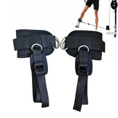 Pahkluu rihmad treenimiseks 2 tk/komplekt Reguleeritav kaabel tagasilöögi pahkluu rihmad, polsterdatud pahkluu mansetid tuharalihaste ja jalgade treenimiseks.