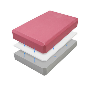 Mitmevärvilised Pilatese EVA joogaplokid Spordiharjutused Jõusaal Vahttreening Venitusabi Keha kujundav tervisetreening naistele