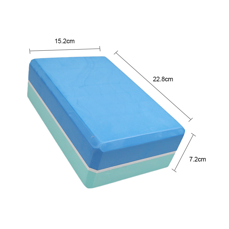 Mitmevärvilised Pilatese EVA joogaplokid Spordiharjutused Jõusaal Vahttreening Venitusabi Keha kujundav tervisetreening naistele