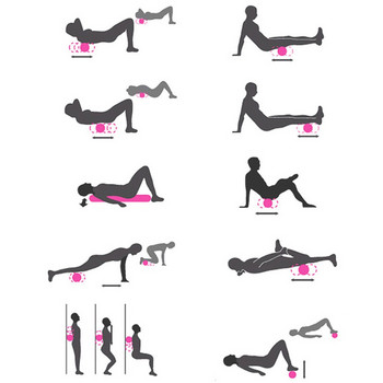 33 cm jooga kolonn Fitness Pilates jooga vahtrullplokid Treening jõusaal Massaaž Võre käivituspunktide teraapia Füüsiline harjutus