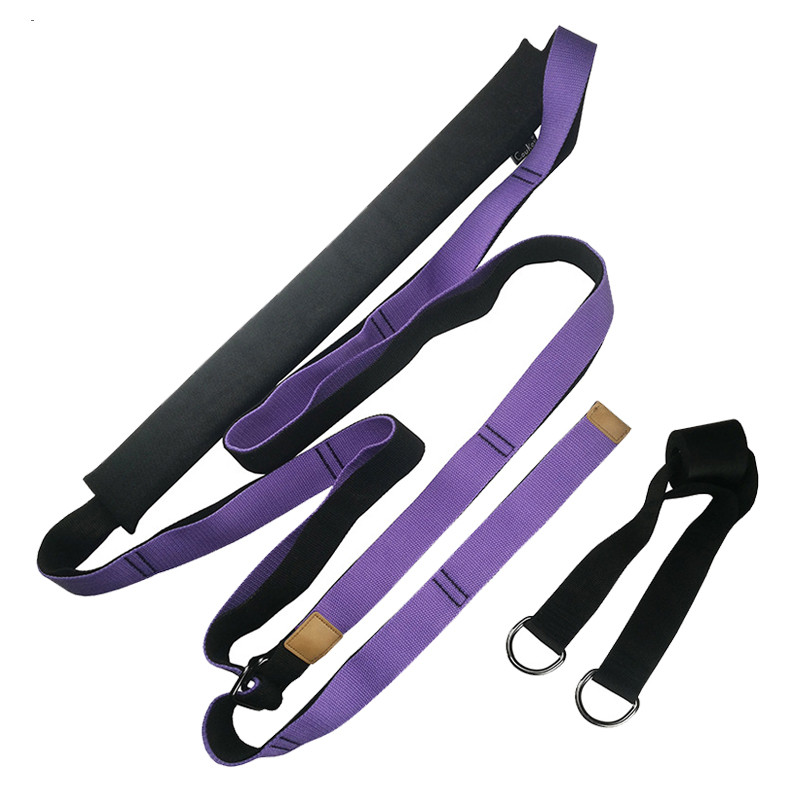 Reguleeritav joogatantsu venitusrihm D-rõnga rihm Pehme alumine vöökoha trenažöör Jalg One Word Hobune Paindlikkus Füüsiline Vastupanu Köis