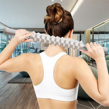 EVA keskmise tihedusega lihaste massaažitööriist seljavahurull, sügavkoe massaažirull venitusharjutuseks jooga lõdvestamiseks