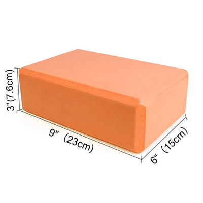 Нова мода EVA Yoga Block Brick Training Упражнение Фитнес Спортен инструмент Неплъзгаща се Йога Възглавница Кубове За Йога Разтягане на тялото