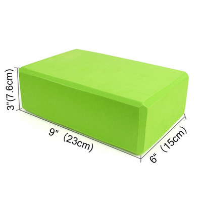 Нова мода EVA Yoga Block Brick Training Упражнение Фитнес Спортен инструмент Неплъзгаща се Йога Възглавница Кубове За Йога Разтягане на тялото