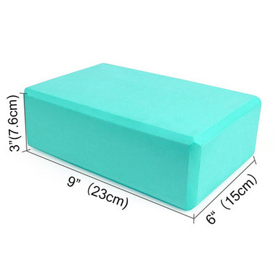 Нова мода EVA Yoga Block Brick Training Упражнение Фитнес Спортен инструмент Неплъзгаща се Йога Възглавница Кубове За Йога Разтягане на тялото