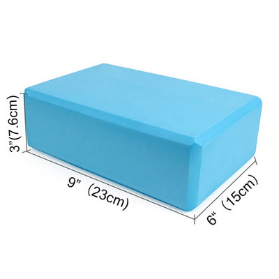 Нова мода EVA Yoga Block Brick Training Упражнение Фитнес Спортен инструмент Неплъзгаща се Йога Възглавница Кубове За Йога Разтягане на тялото