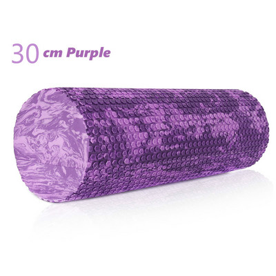 30/45CM Rouleau flottant en mousse de Yoga irisé bloc de Pilates haute densité pour Fitness Massage corporel