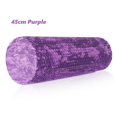30/45CM Rouleau flottant en mousse de Yoga irisé bloc de Pilates haute densité pour Fitness Massage corporel