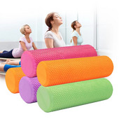 30/45 см EVA йога пяна ролка с висока плътност Мускулен масажен валяк Инструмент за самомасаж Фитнес зала Пилатес Йога Фитнес Фитнес оборудване