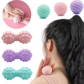 TPR Fascia Roller Jooga Maapähklimassaaž Pall Selg Jalad Jalalihaste lõdvestamine Pilatese treeningvarustus Avaleht Naised Mehe teraapia