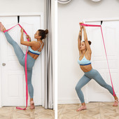 Sisesport Slackline nööriga joogarihma komplekt Naiste balletijooga köie tarvikud Splitid Fitnessi vormiv naiste venitusribade komplekt