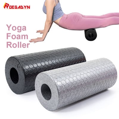 ROEGADYN 33cm Yoga Masažni valjak Šuplji fitnes valjak Yoga Stup Masažni štap Yoga Block Mišićna masaža Yoga Oprema za teretanu